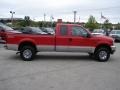 2002 Red Clearcoat Ford F250 Super Duty XLT SuperCab 4x4  photo #2