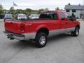 Red Clearcoat - F250 Super Duty XLT SuperCab 4x4 Photo No. 3