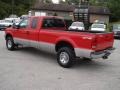 2002 Red Clearcoat Ford F250 Super Duty XLT SuperCab 4x4  photo #6