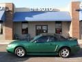 2002 Electric Green Metallic Ford Mustang V6 Convertible  photo #1