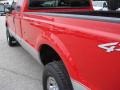 2002 Red Clearcoat Ford F250 Super Duty XLT SuperCab 4x4  photo #12