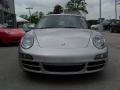 2007 Arctic Silver Metallic Porsche 911 Carrera 4S Coupe  photo #2