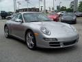2007 Arctic Silver Metallic Porsche 911 Carrera 4S Coupe  photo #3