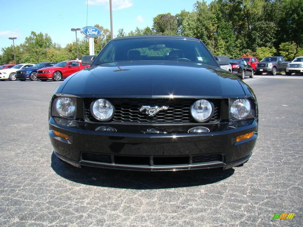2007 Mustang GT Premium Convertible - Black / Dark Charcoal photo #7