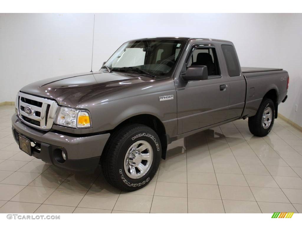 2008 Ranger XLT SuperCab 4x4 - Dark Shadow Grey Metallic / Medium Dark Flint photo #3