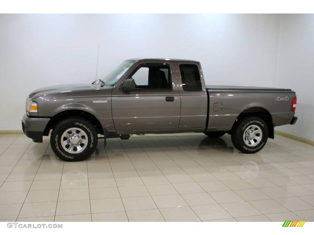 2008 Ranger XLT SuperCab 4x4 - Dark Shadow Grey Metallic / Medium Dark Flint photo #4