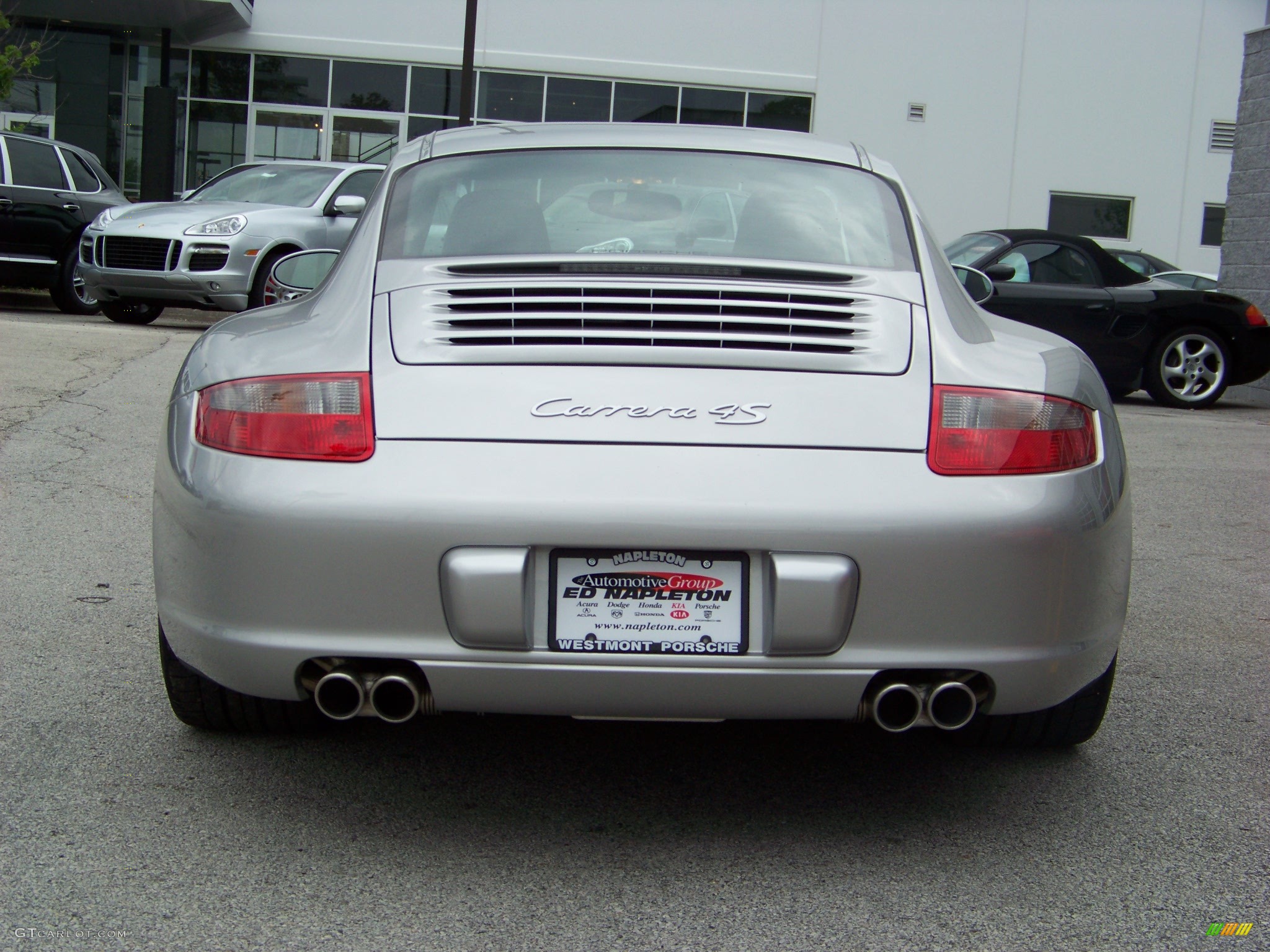 2007 911 Carrera 4S Coupe - Arctic Silver Metallic / Black Standard Leather photo #6