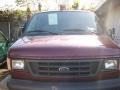 Burgundy Red Metallic 2003 Ford E Series Van E350 Super Duty Commercial