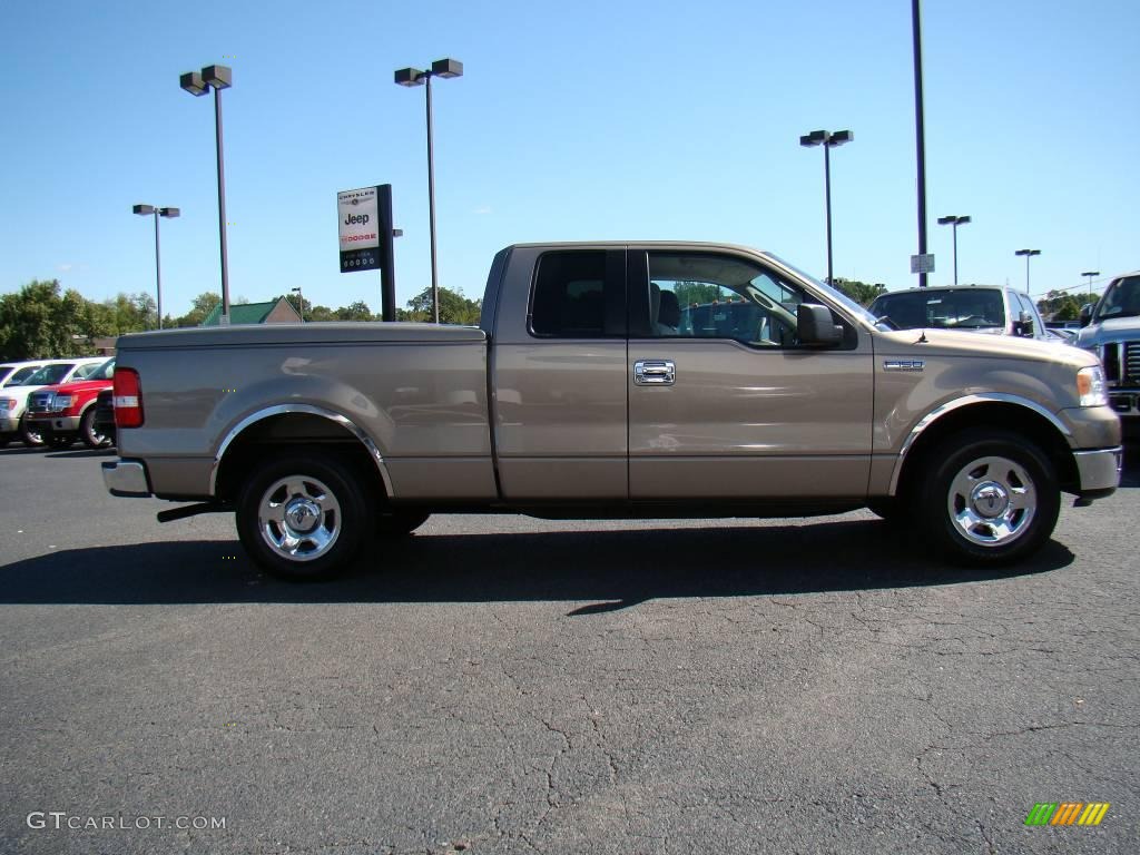 2005 F150 XLT SuperCab - Arizona Beige Metallic / Tan photo #2
