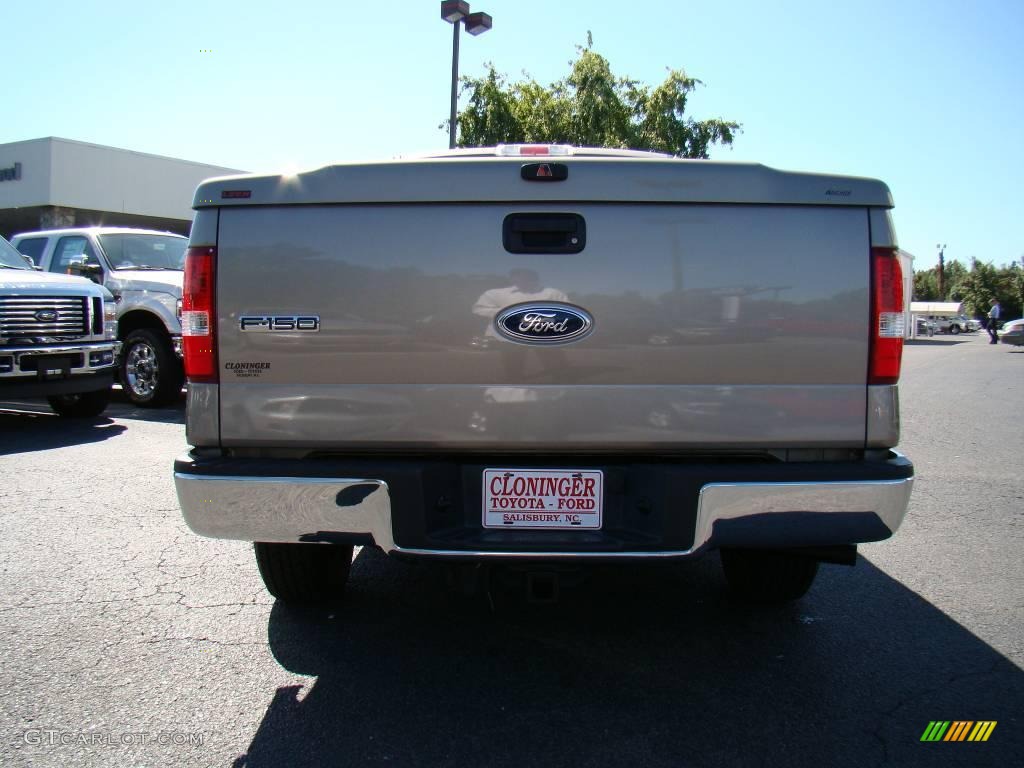2005 F150 XLT SuperCab - Arizona Beige Metallic / Tan photo #4