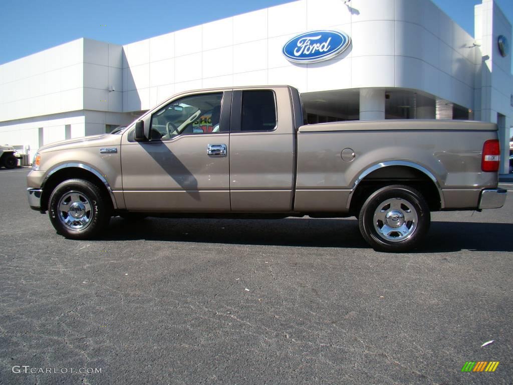 2005 F150 XLT SuperCab - Arizona Beige Metallic / Tan photo #5