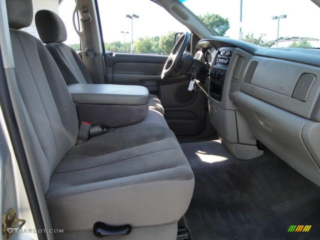 2003 Ram 3500 SLT Quad Cab Dually - Bright Silver Metallic / Dark Slate Gray photo #20