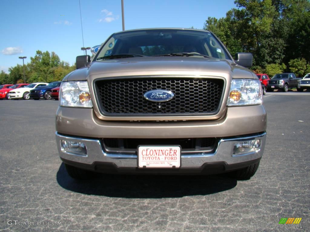 2005 F150 XLT SuperCab - Arizona Beige Metallic / Tan photo #7