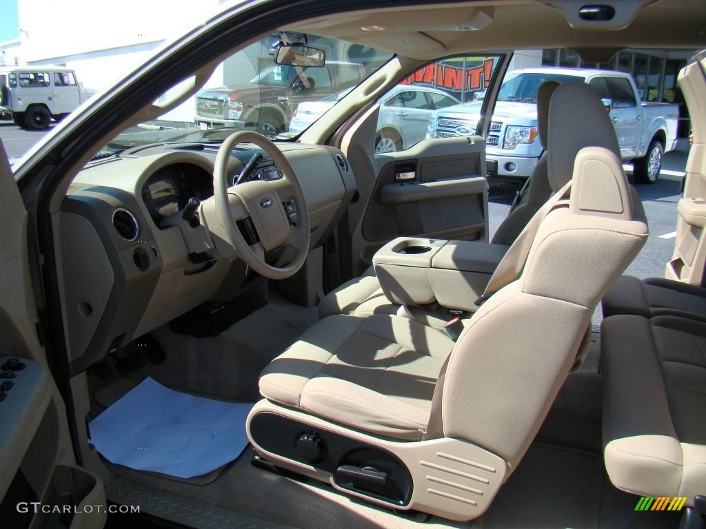 2005 F150 XLT SuperCab - Arizona Beige Metallic / Tan photo #8