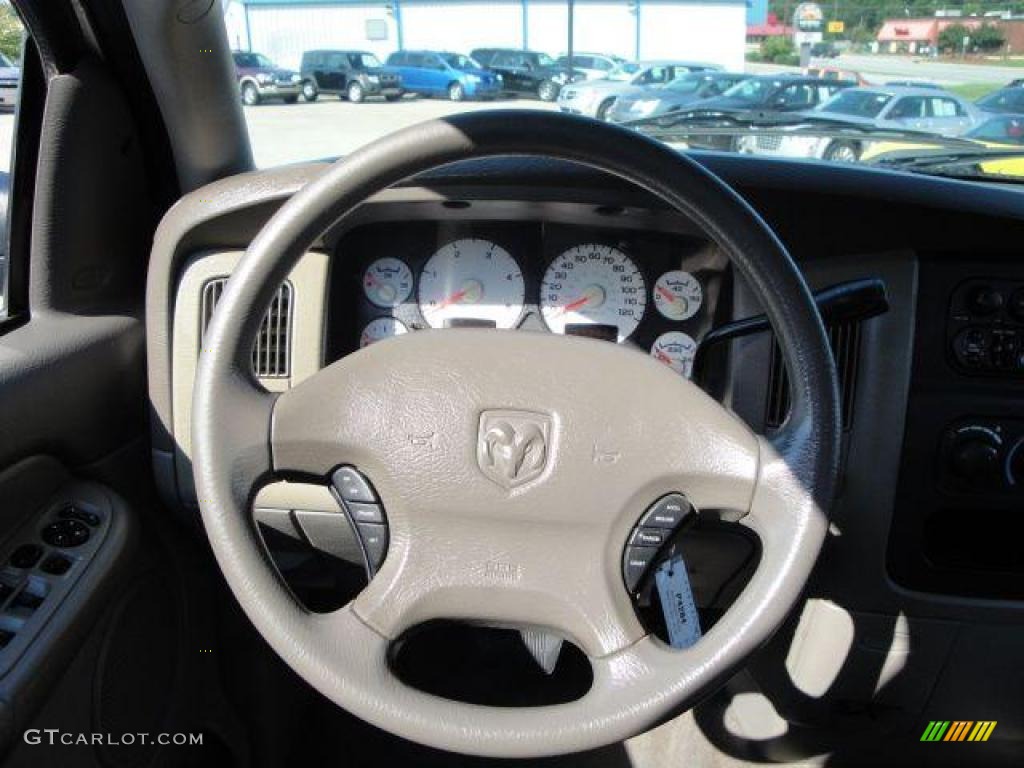 2003 Ram 3500 SLT Quad Cab Dually - Bright Silver Metallic / Dark Slate Gray photo #23