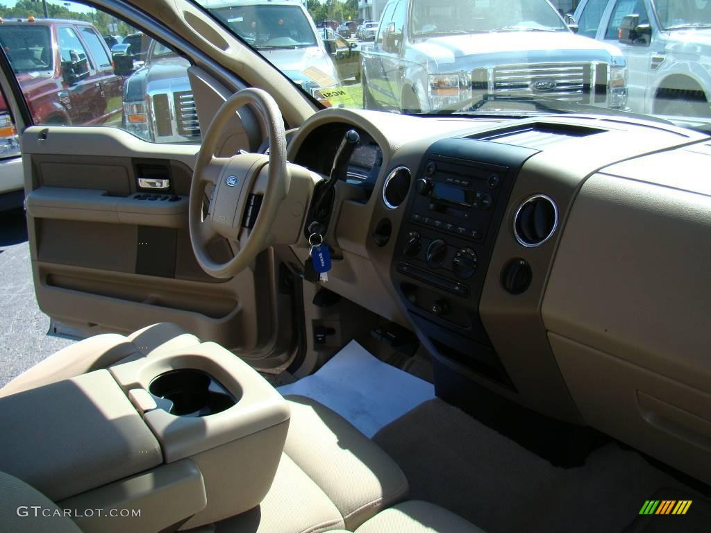 2005 F150 XLT SuperCab - Arizona Beige Metallic / Tan photo #14
