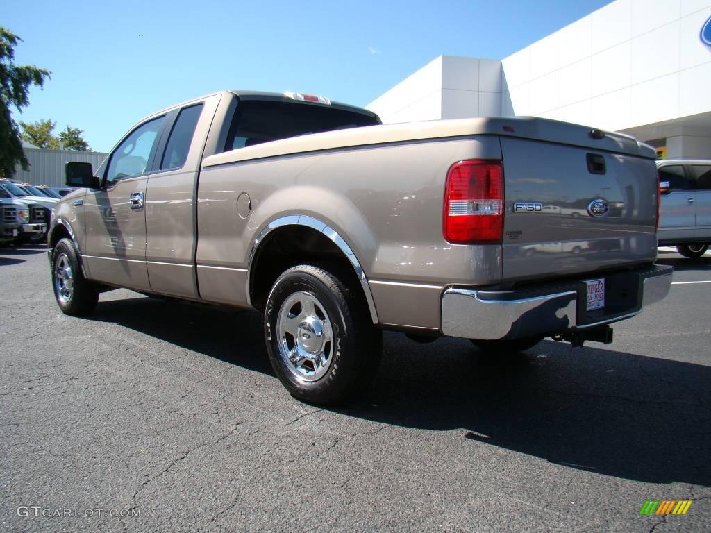 2005 F150 XLT SuperCab - Arizona Beige Metallic / Tan photo #24