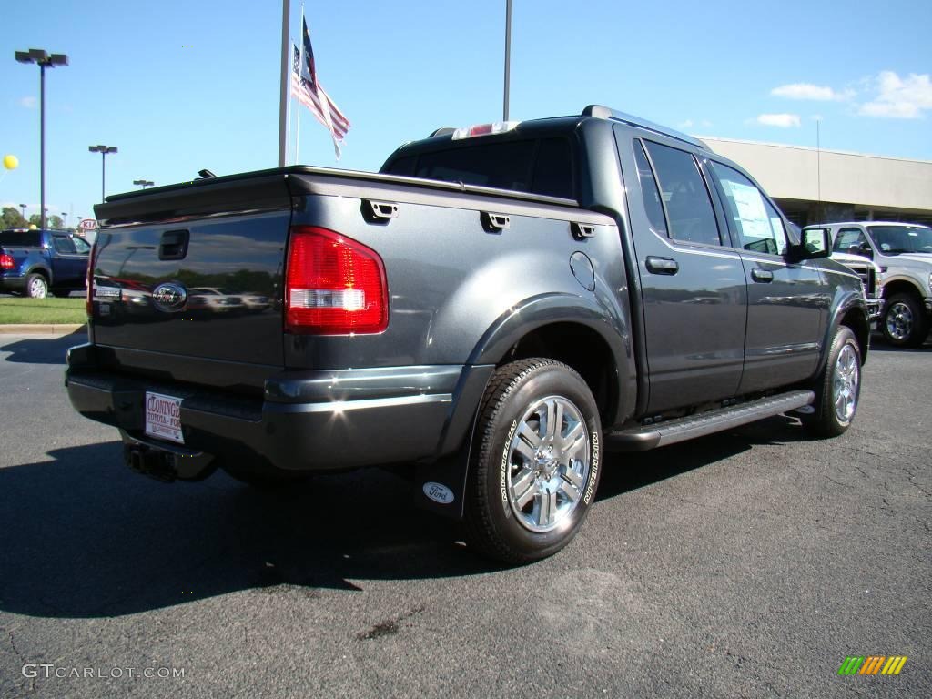 2010 Explorer Sport Trac Limited - Black Pearl Slate Metallic / Charcoal Black photo #3