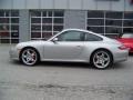 2007 Arctic Silver Metallic Porsche 911 Carrera 4S Coupe  photo #8