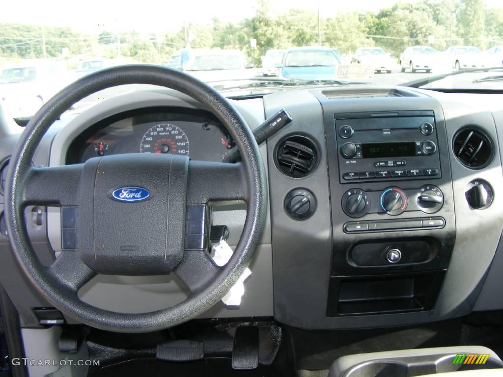2007 F150 STX SuperCab 4x4 - Dark Blue Pearl Metallic / Medium/Dark Flint photo #8