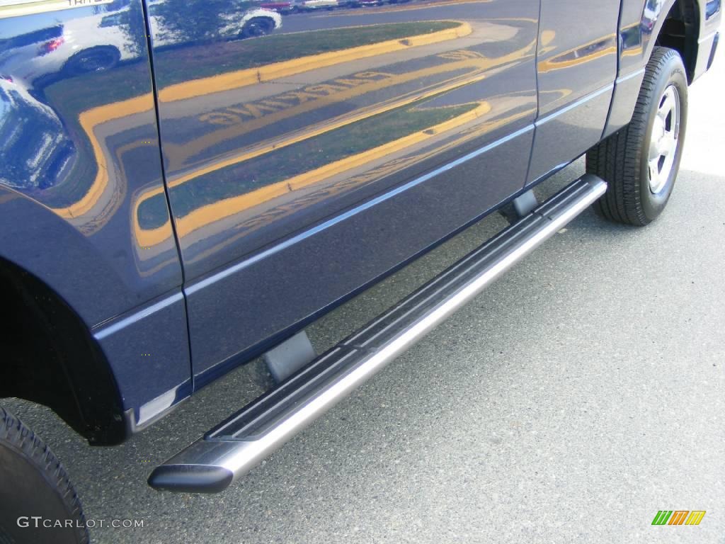 2007 F150 STX SuperCab 4x4 - Dark Blue Pearl Metallic / Medium/Dark Flint photo #14