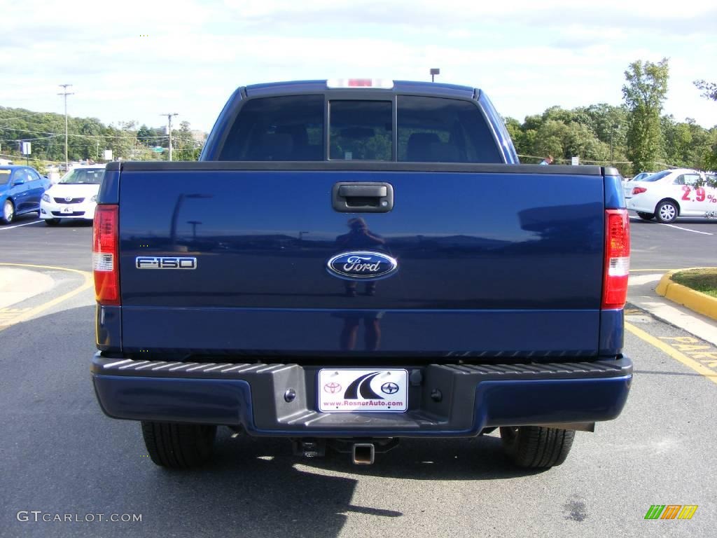2007 F150 STX SuperCab 4x4 - Dark Blue Pearl Metallic / Medium/Dark Flint photo #17