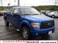 2010 Blue Flame Metallic Ford F150 STX SuperCab 4x4  photo #4