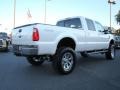 2010 White Platinum Tri-Coat Ford F250 Super Duty Lariat Crew Cab 4x4  photo #3