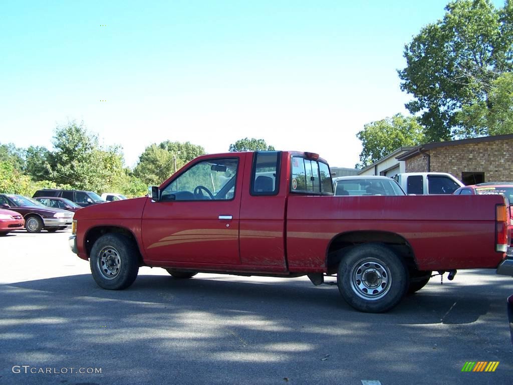 Aztec Red Nissan Hardbody Truck