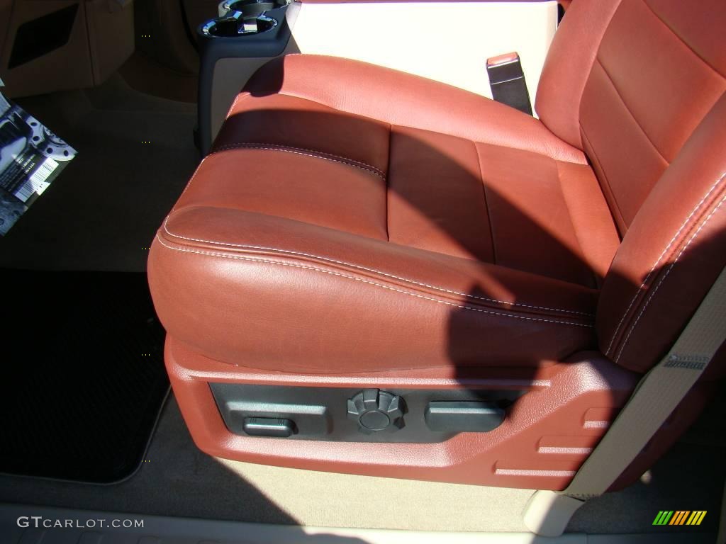 2010 F350 Super Duty Lariat Crew Cab 4x4 Dually - Royal Red Metallic / Chaparral Leather photo #19
