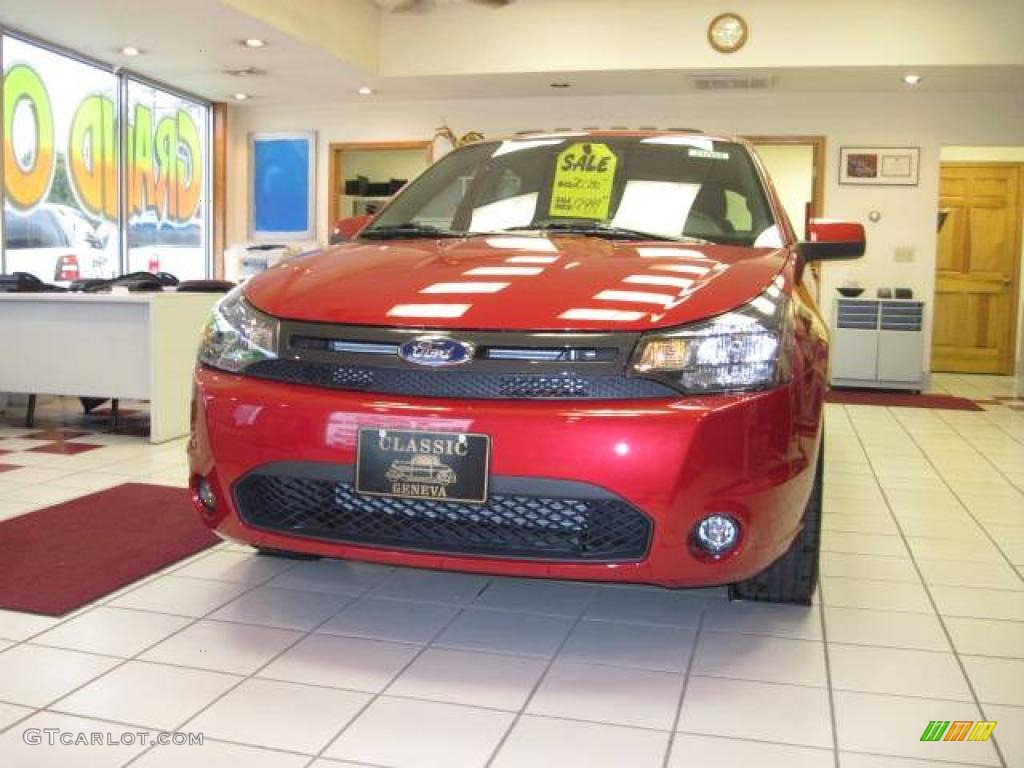 Sangria Red Metallic Ford Focus