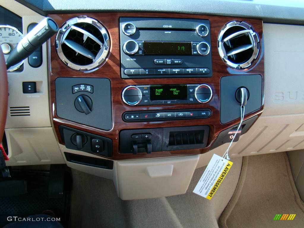 2010 F350 Super Duty Lariat Crew Cab 4x4 Dually - Royal Red Metallic / Chaparral Leather photo #29