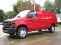 2009 Red Ford E Series Van E250 Super Duty Cargo  photo #1