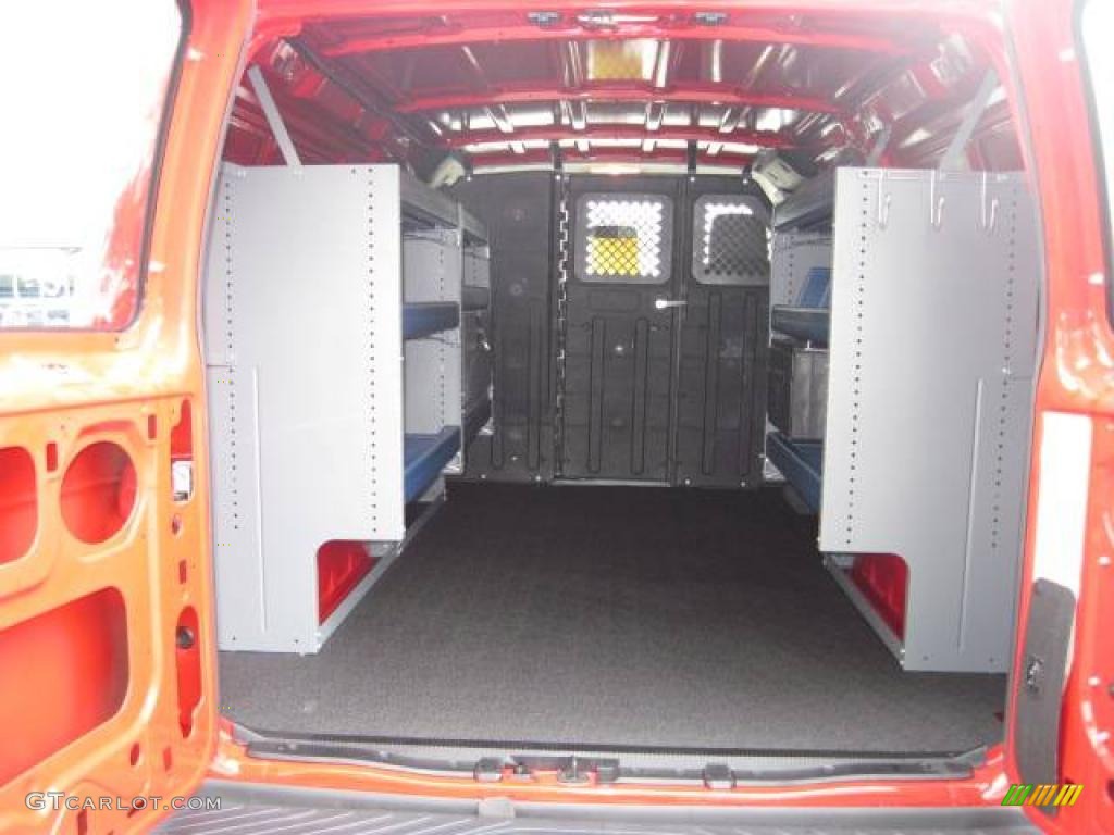 2009 E Series Van E250 Super Duty Cargo - Red / Medium Flint photo #12