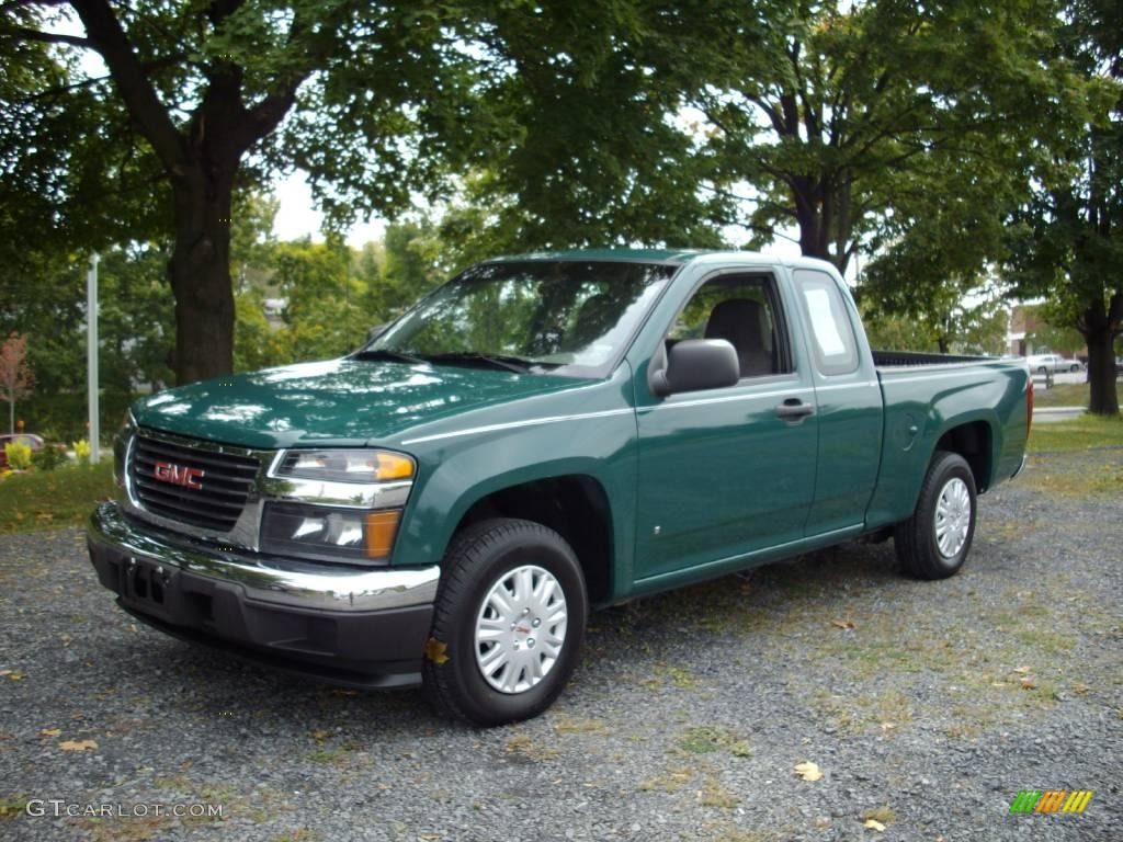 2006 Canyon Work Truck Extended Cab - Woodland Green / Dark Pewter photo #1