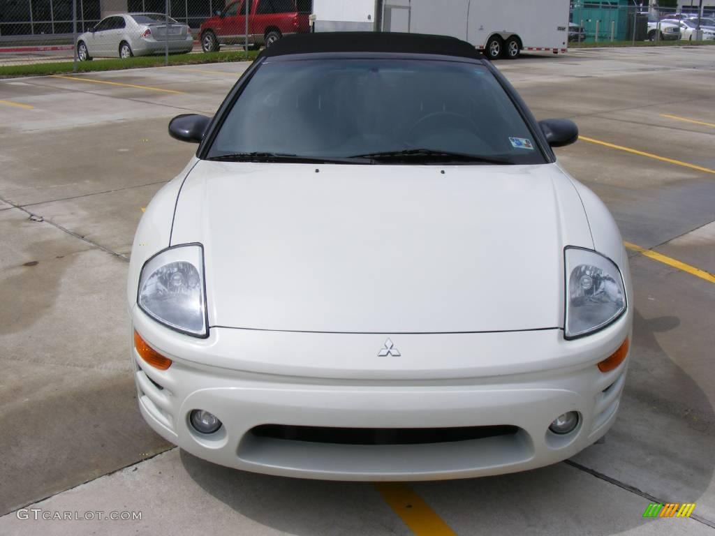 2003 Eclipse Spyder GTS - Dover White Pearl / Midnight photo #8