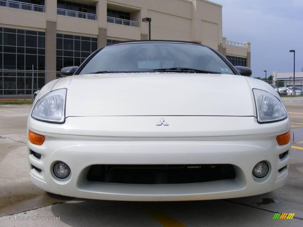 2003 Eclipse Spyder GTS - Dover White Pearl / Midnight photo #9