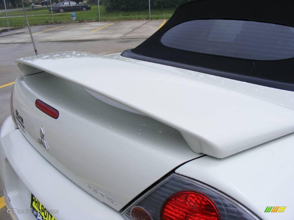 2003 Eclipse Spyder GTS - Dover White Pearl / Midnight photo #21