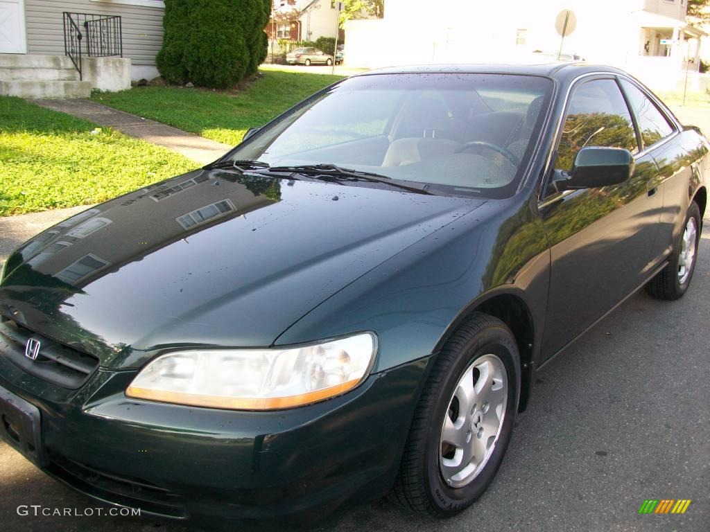 2000 Accord EX Coupe - Dark Emerald Pearl / Ivory photo #1