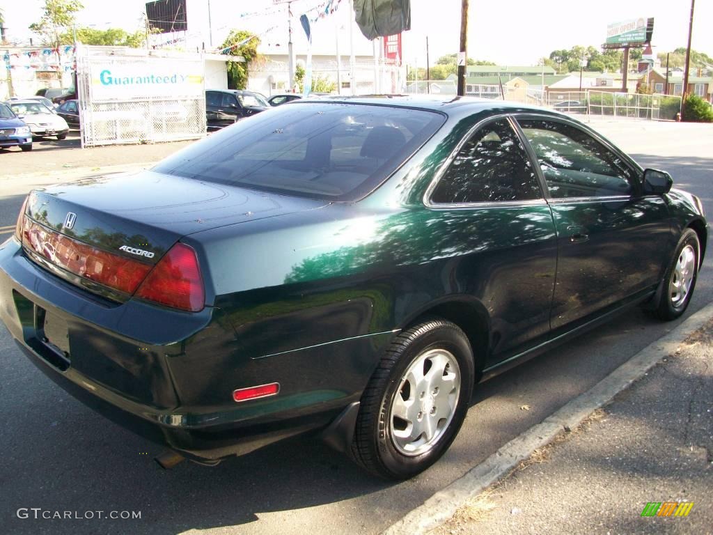 2000 Accord EX Coupe - Dark Emerald Pearl / Ivory photo #5