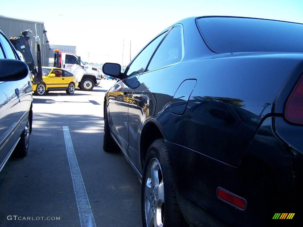 2002 Accord EX V6 Coupe - Nighthawk Black Pearl / Charcoal photo #4