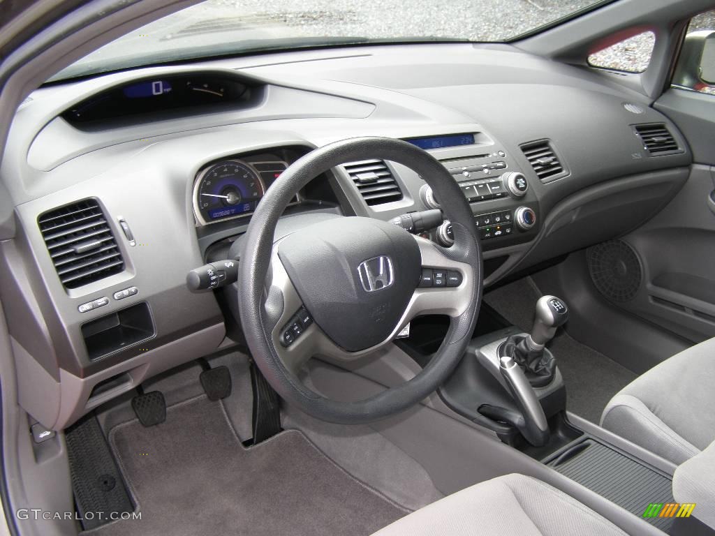 2008 Civic EX Sedan - Galaxy Gray Metallic / Gray photo #11