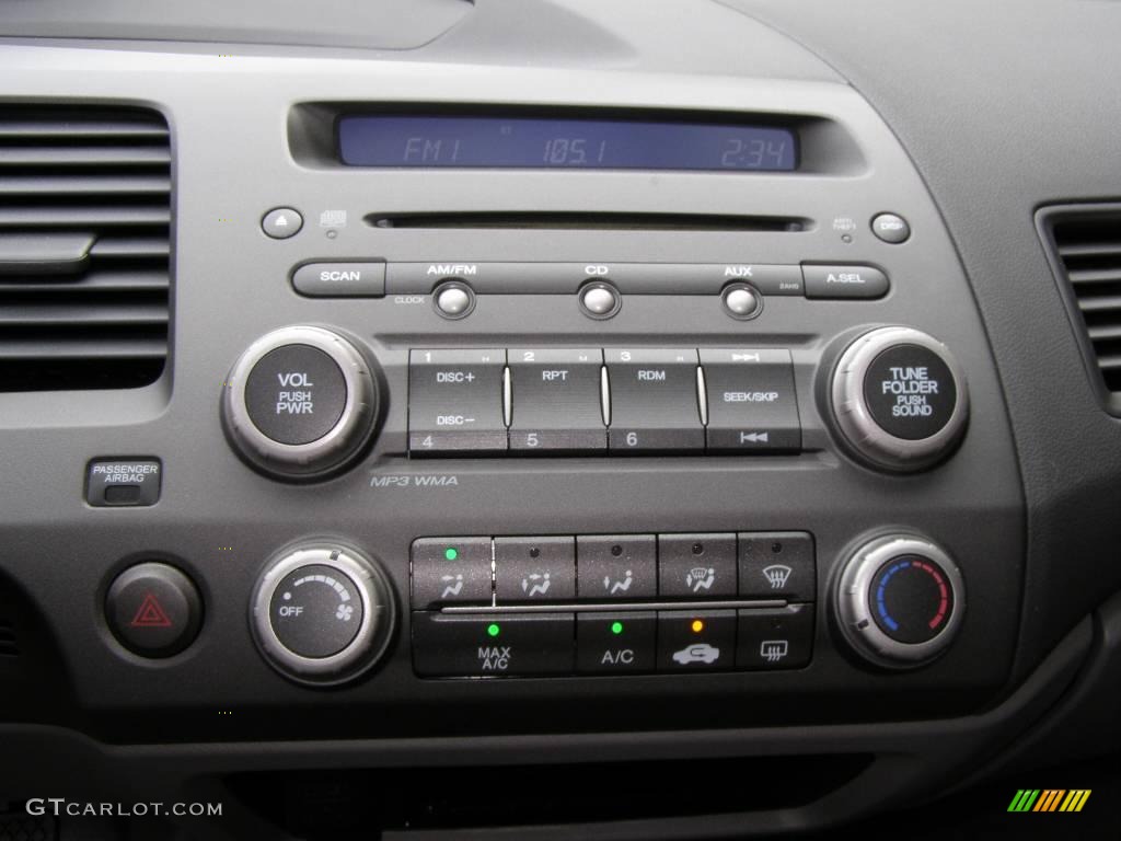 2008 Civic EX Sedan - Galaxy Gray Metallic / Gray photo #15