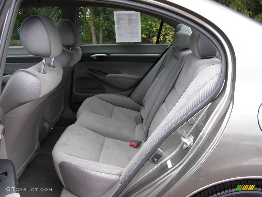 2008 Civic EX Sedan - Galaxy Gray Metallic / Gray photo #18
