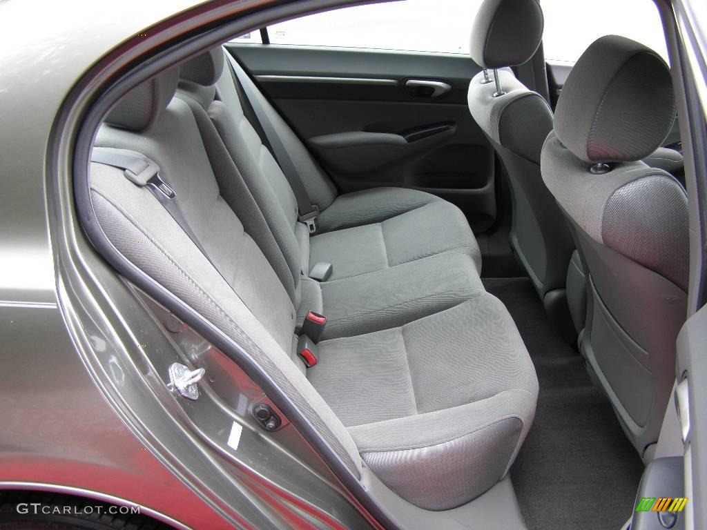 2008 Civic EX Sedan - Galaxy Gray Metallic / Gray photo #22