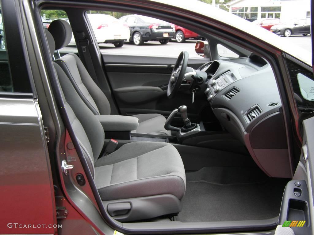 2008 Civic EX Sedan - Galaxy Gray Metallic / Gray photo #24