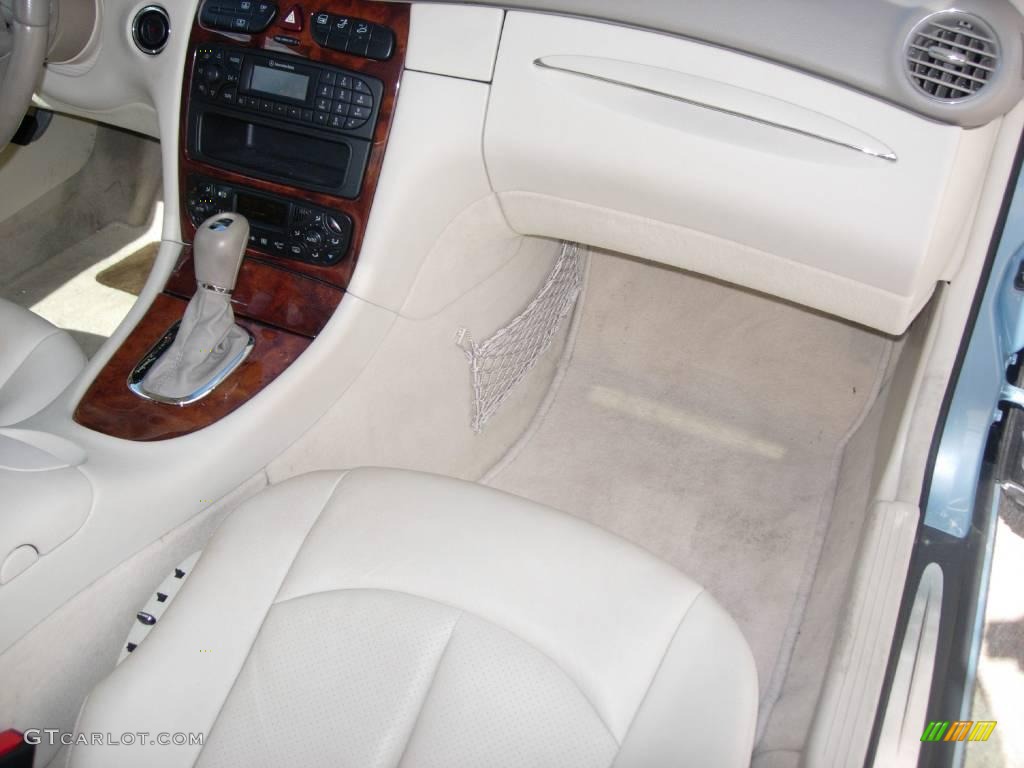 2004 CLK 320 Coupe - Ice Blue Metallic / Stone photo #20