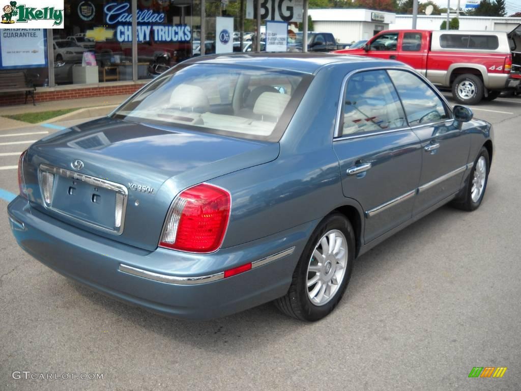 2004 XG350 L Sedan - Celadon Green Metallic / Beige photo #3