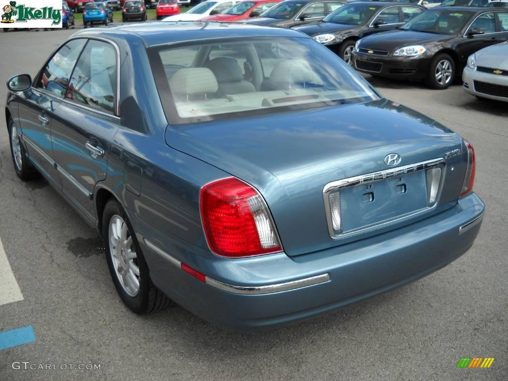 2004 XG350 L Sedan - Celadon Green Metallic / Beige photo #5