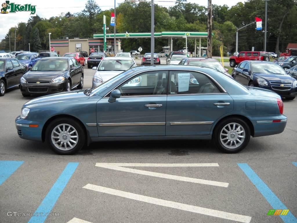 2004 XG350 L Sedan - Celadon Green Metallic / Beige photo #6
